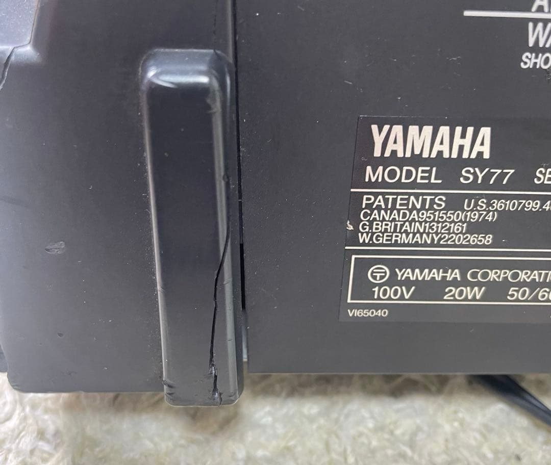 YAMAHA SY77 シンセサイザー【ジャンク】