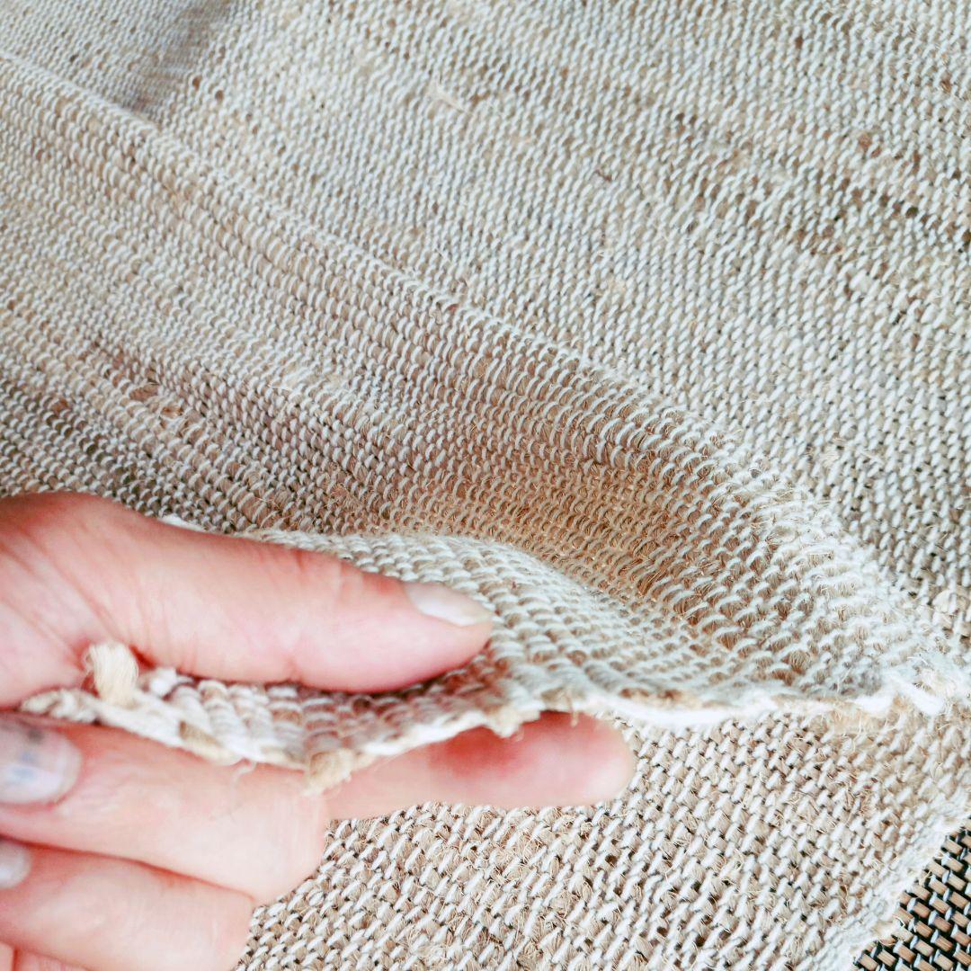 【手紡ぎバナナ×ヘンプ×コットン】　天然繊維ヨガマット ヨガラグ ラグマット