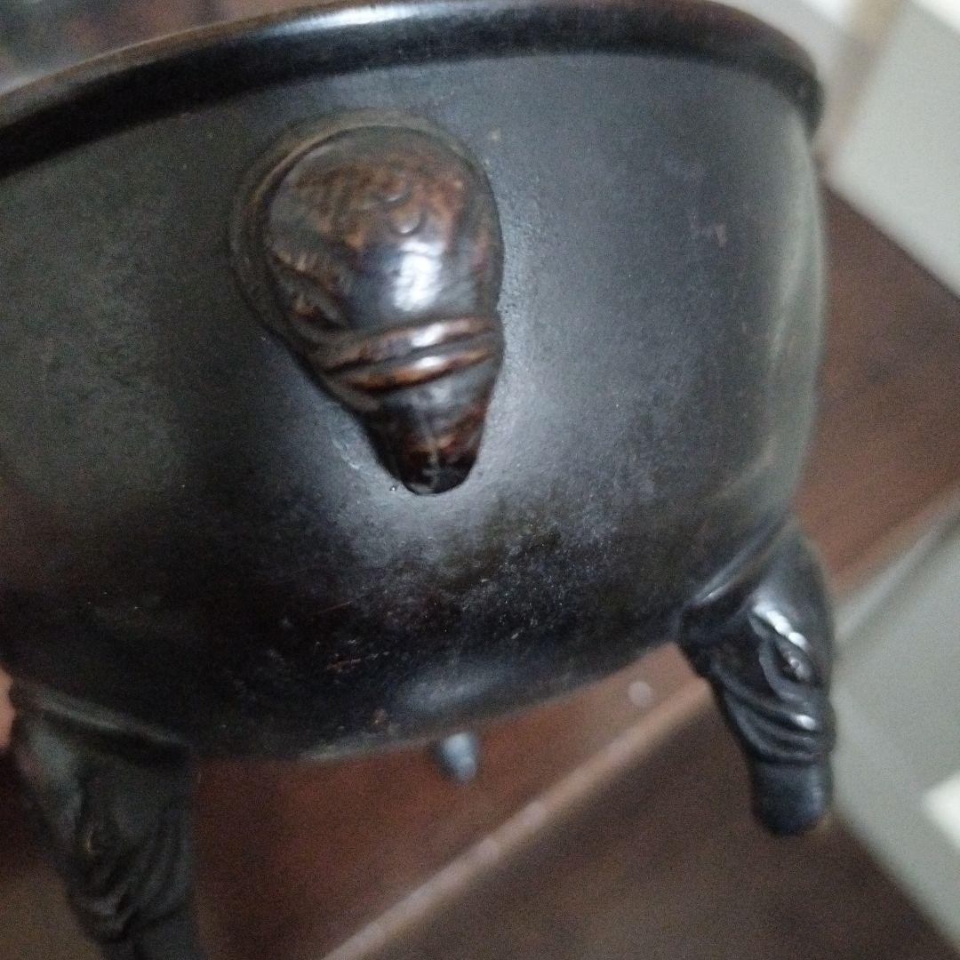 希少　古銅　香炉　像　獏　古美術　骨董品