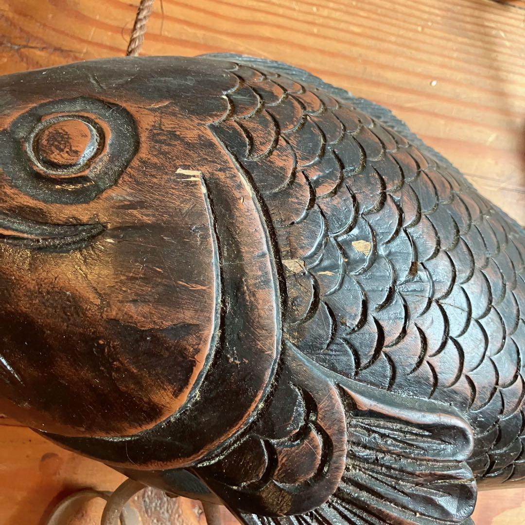 自在鉤 囲炉裏飾り 魚 鯉 骨董 工芸 和 モダン