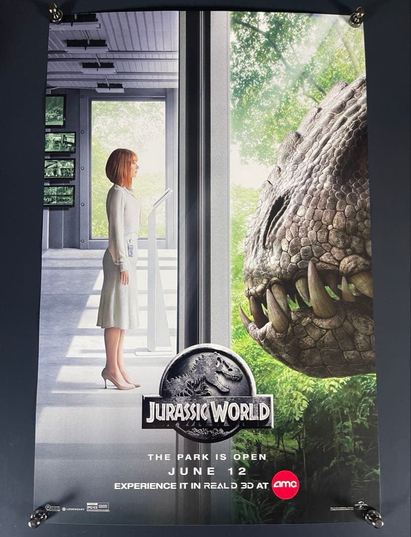 *枚数限定*映画館用片面印刷ポスターUS版:ジュラシックワールド