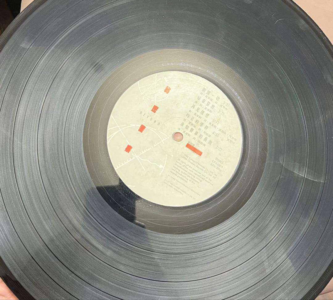 beyond 秘密警察　レコード　LP香港　オリジナル盤