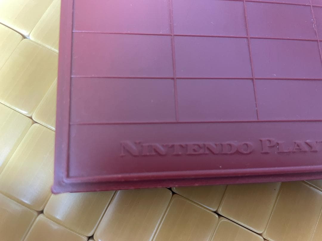 石鹸で洗濯したので綺麗　任天堂　金牌　麻雀牌　年代モノ