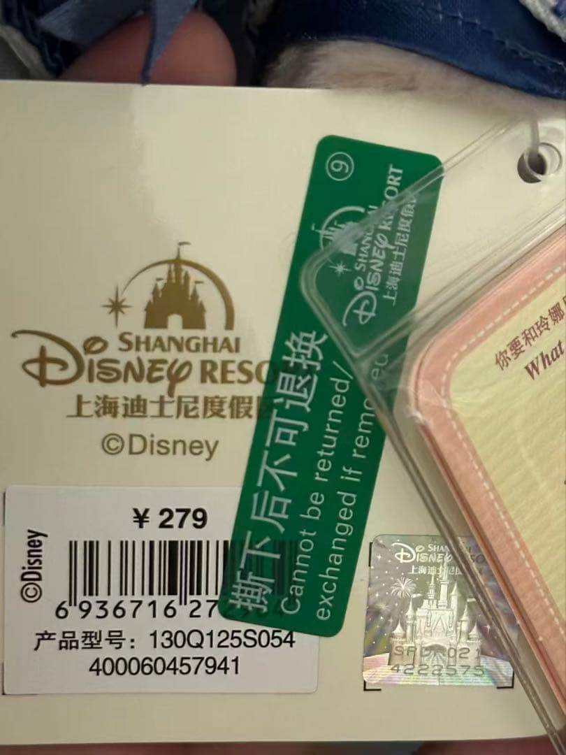 専用　お顔厳選　上海ディズニー　抹茶　クッキーアン　ぬいぐるみss6417