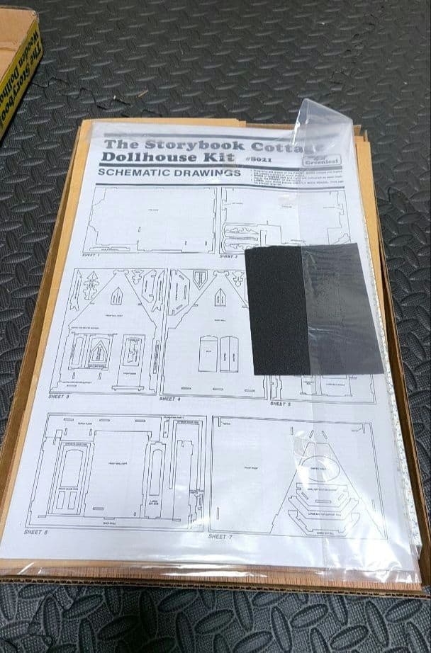 Greenleaf ストーリーブックコテージ 未組立 日本語説明書付