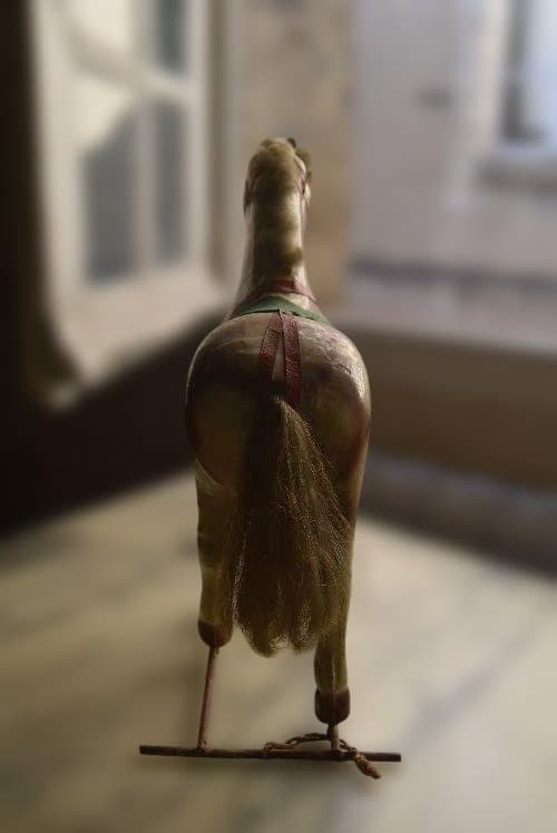 フランスアンティーク馬のオブジェ　西洋民藝　ジャンク品