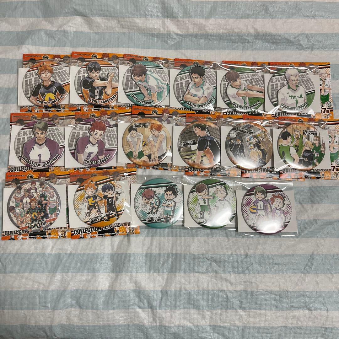 ハイキュー ハイキュー展 コレクション缶バッジ 仙台 東京 フルコンプ