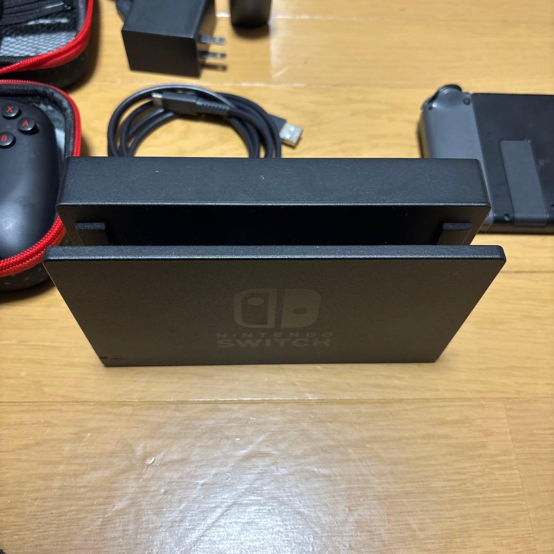Nintendo Switch グレー 本体 収納ケース付き