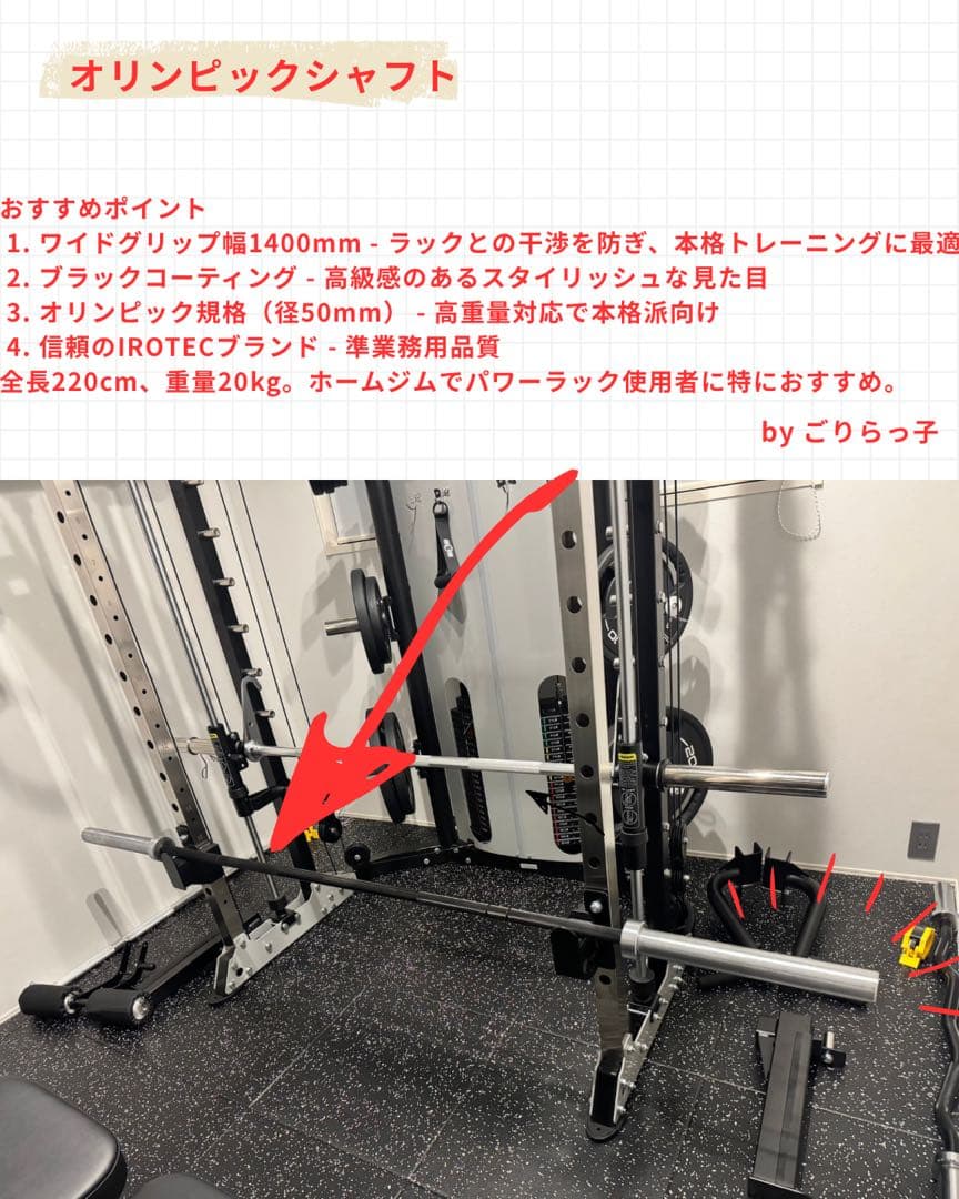 プロフェッショナルオリンピックシャフト８B[POBS8] / IROTEC