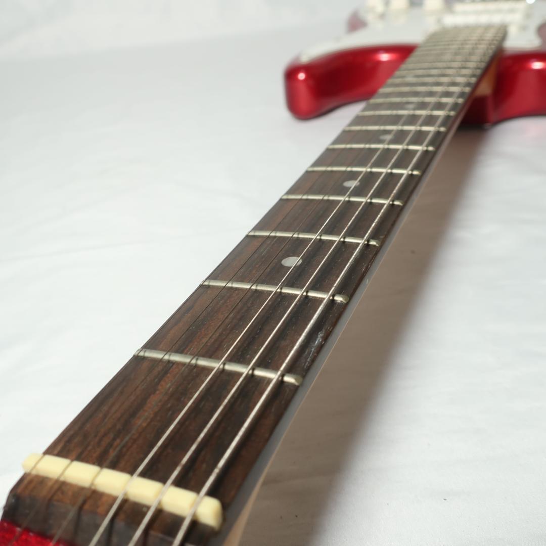 美品 Photogenic エレキギター ケース付 ストラトタイプ レッド