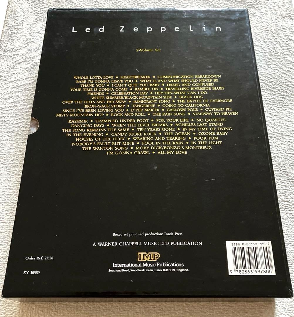 LED ZEPPELIN 2-Volume Set 楽譜本