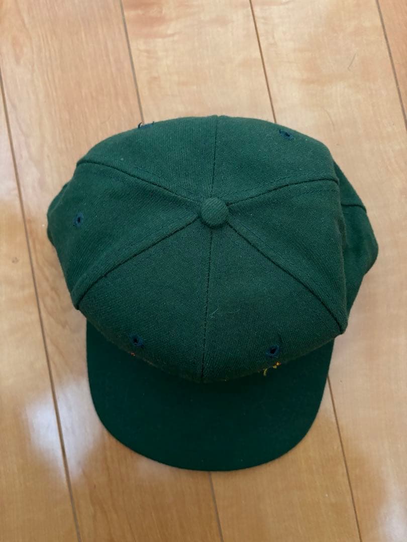 OLD THRASHER CAPフレイムロゴ グリーン