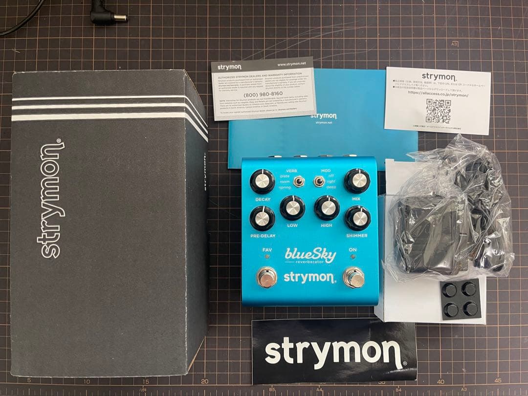 【美品】strymon BlueSky V2 (インサートケーブル2本付)