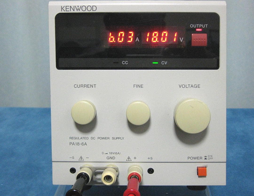 KENWOOD PA18-6A 直流安定化電源の中古品