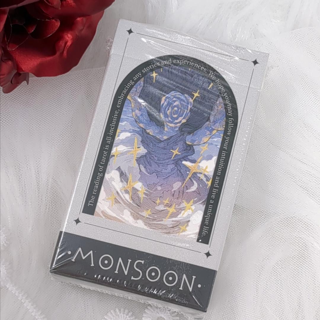 【正規品タロットカード】超レア✨クラファン完売品✨雨と光が織りなすデッキ／ミニ版