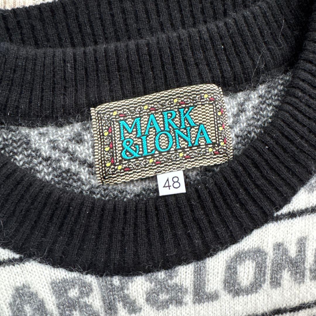 【美品】マークアンドロナ　カシミアニット　48(Ｌ)