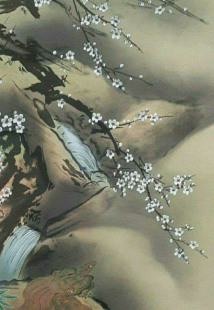 掛け軸/老人/鶴/3本