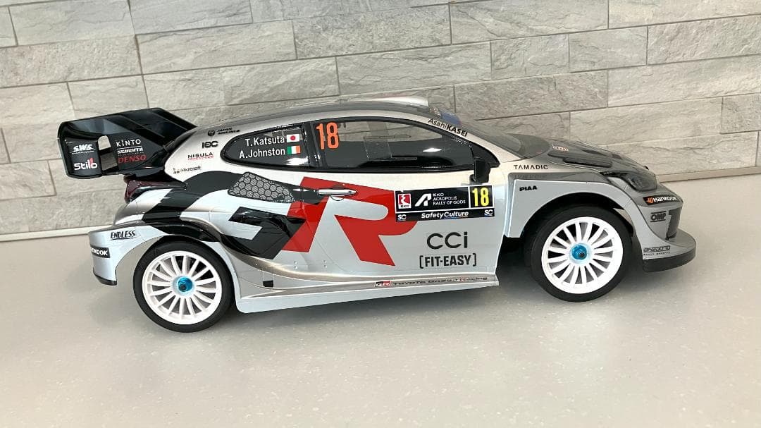 タミヤRCボディ ヤリス WRC2025 ラリーギリシャ・アクロポリス 勝田選手