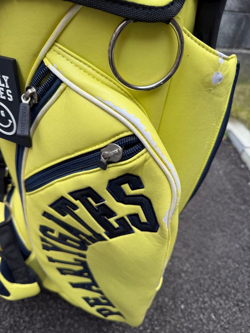 PEARLY GATES ゴルフバッグ 89 イエロー