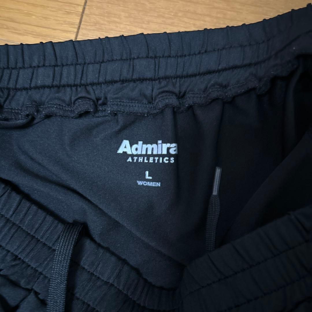 Admiral テニス スカート L ブラック　プリーツスコート