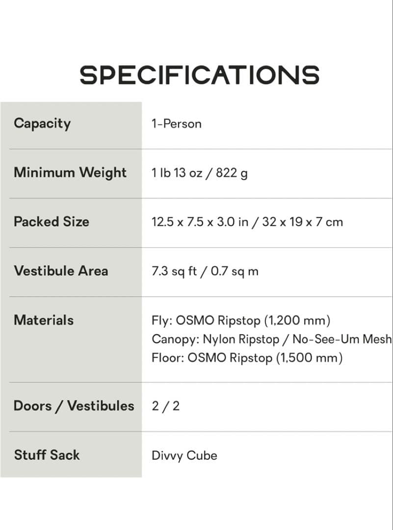 【新品未使用】ニーモ　ホーネットオズモ　1P