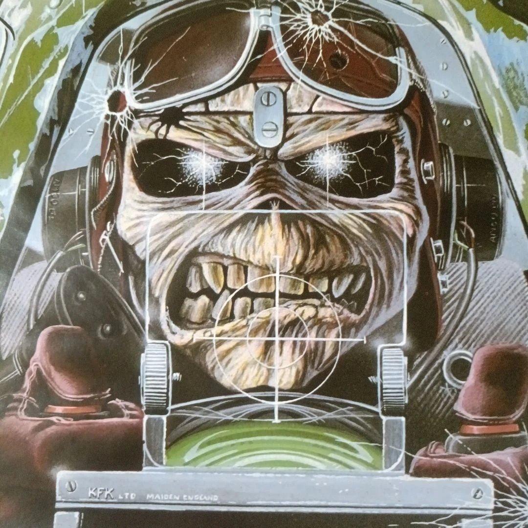 IRON MAIDEN ポスター ACES HIGH Poster 1985