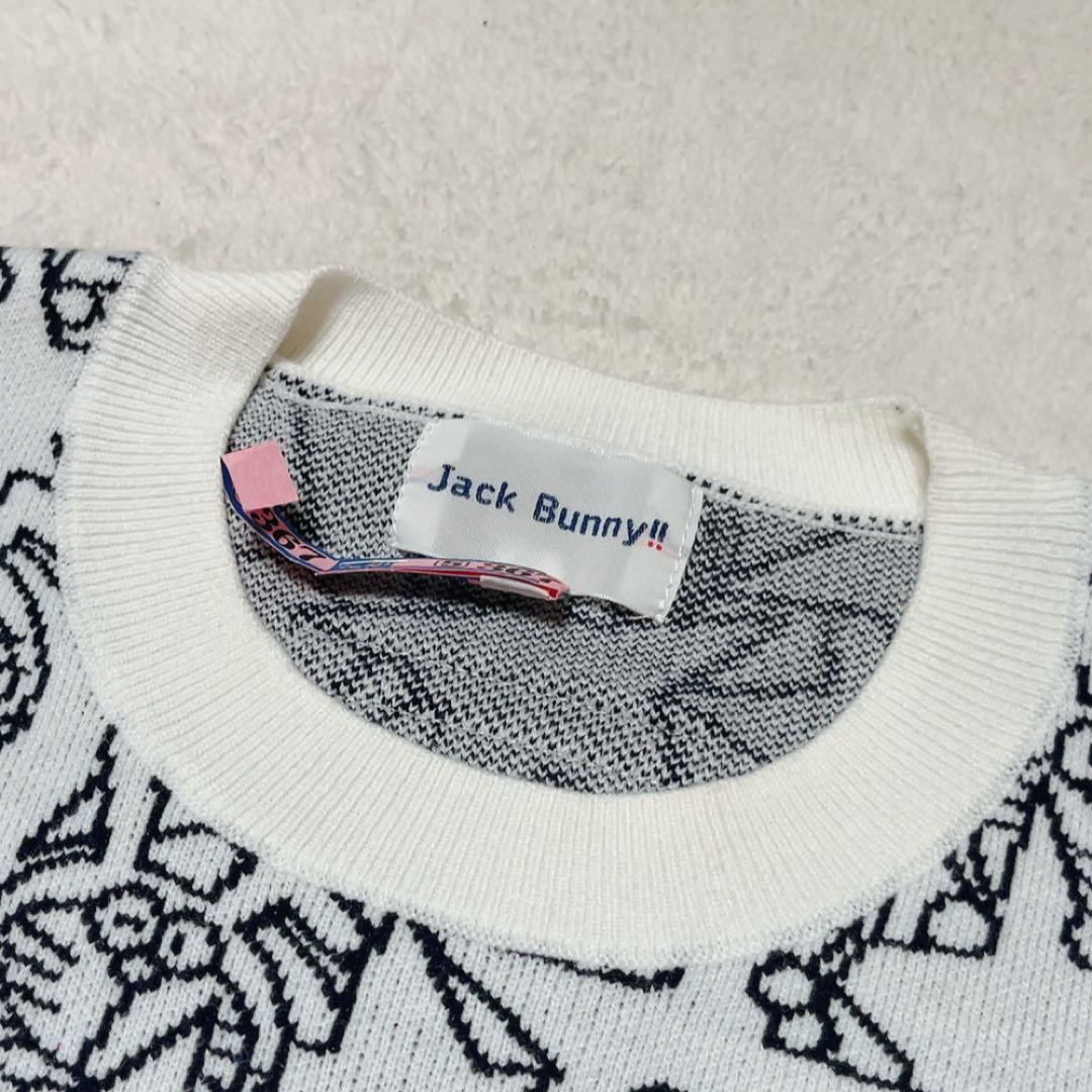 極美品　2023年　ジャックバニー　ドラえもん　コラボ　総柄　ニット　セーター