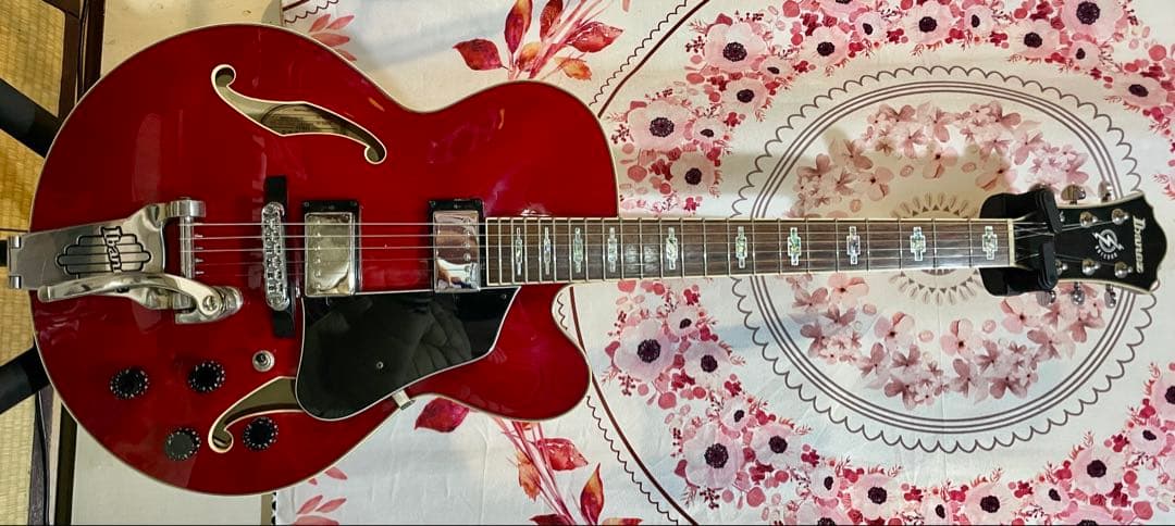 Ibandez AFS75T 薄型フルアコギター 訳あり
