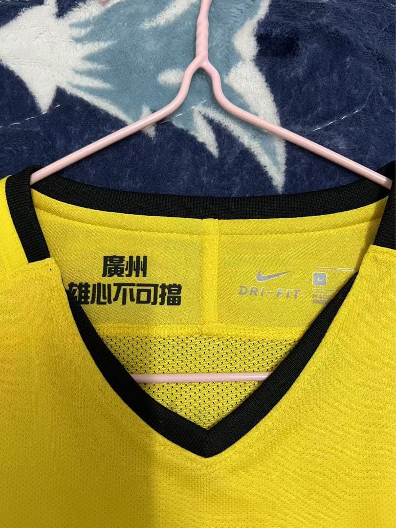 【★マッチウォーン★支給品】2018広州恒大CSLAway#7アラン選手