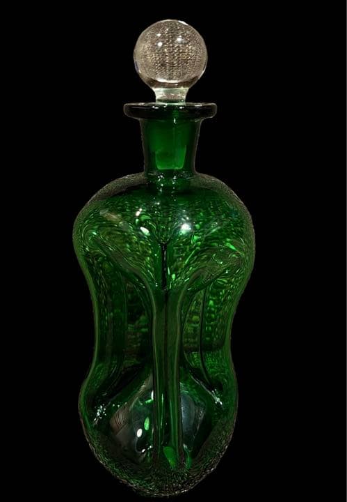 デンマーク/ミッドセンチュリー/ホルメゴー Kluk Kluk ガラスデキャンタ