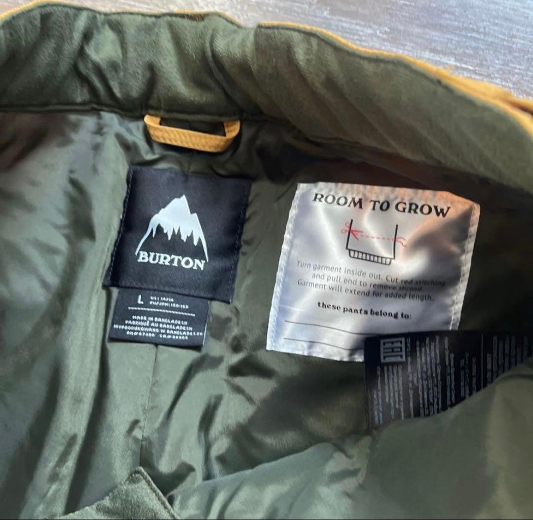 【L】Burton スノーボード ウェア ジャケット パンツ 上下 セット