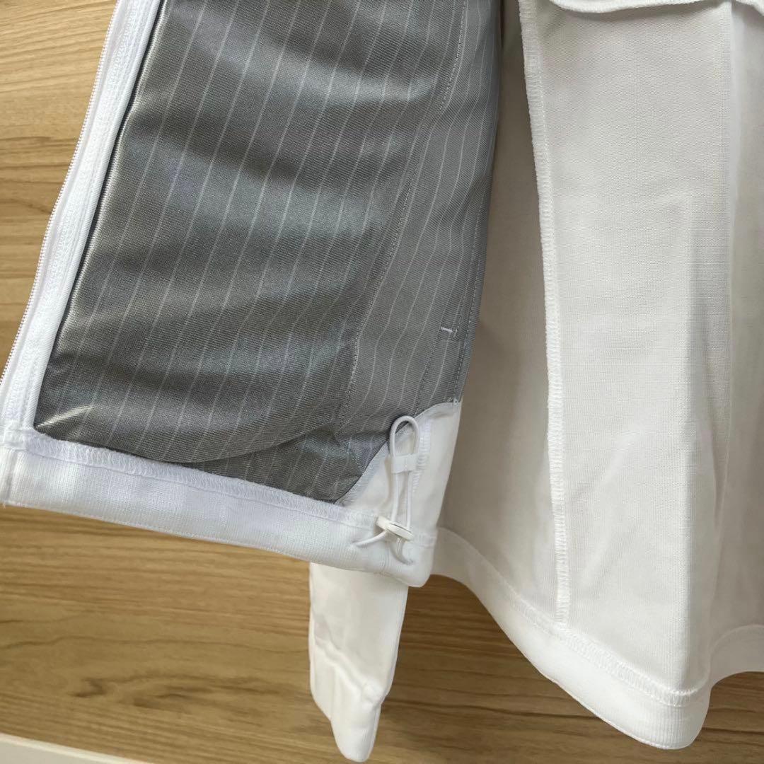 新品★49,500円 中綿ダウンジャケット PGG パーリーゲイツ 白×黒ロゴ４