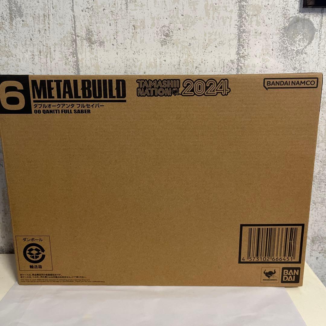 L BUILD ダブルオークアンタ フルセイバー メタルビルド