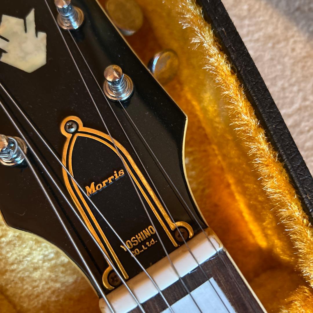 ジャパンビンテージMorris SGエレキギター オリジナルハードケース付き