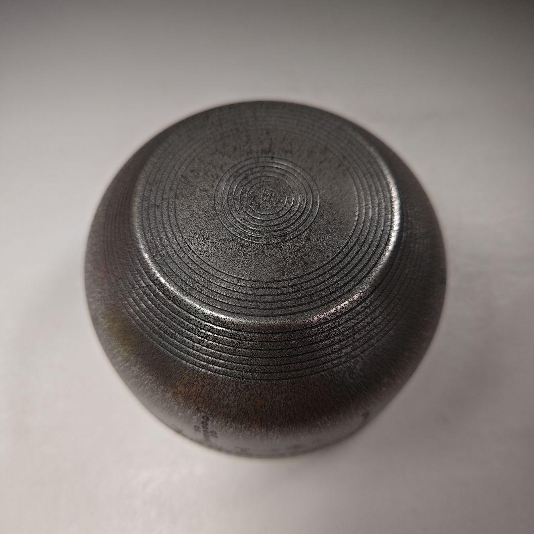 イ551 建水『金谷宗林』『瓔珞彫　建水　白銅製　共箱』茶道具