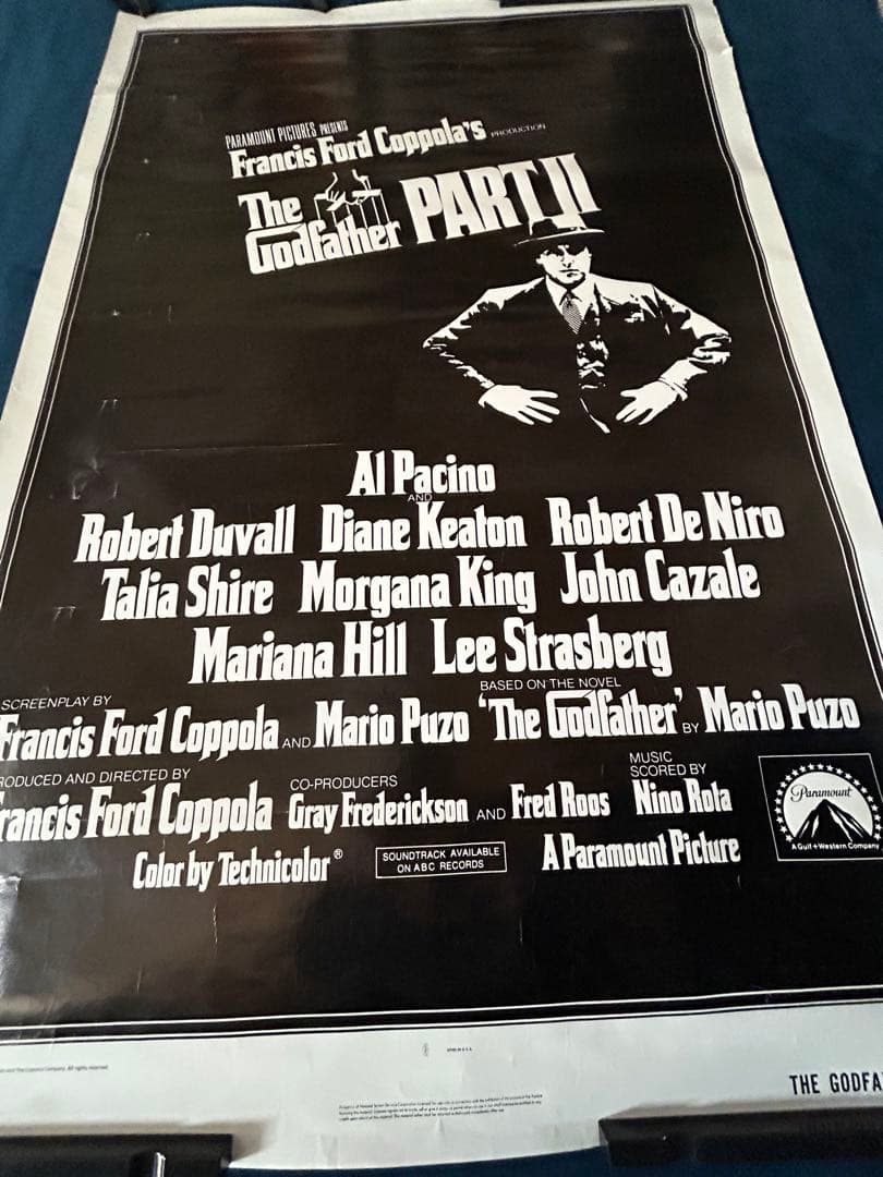ゴッドファーザーPARTⅡ USオリジナル映画ポスター