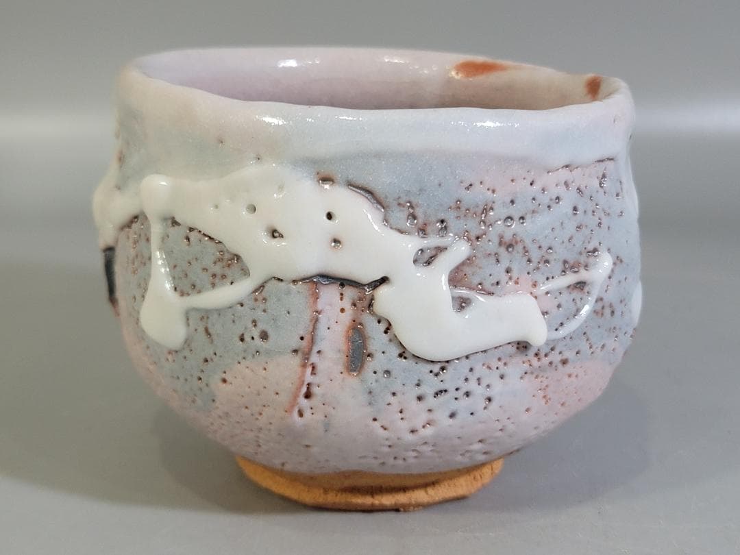 茶道具 志野茶碗 作家物 共箱 未使用 DT477