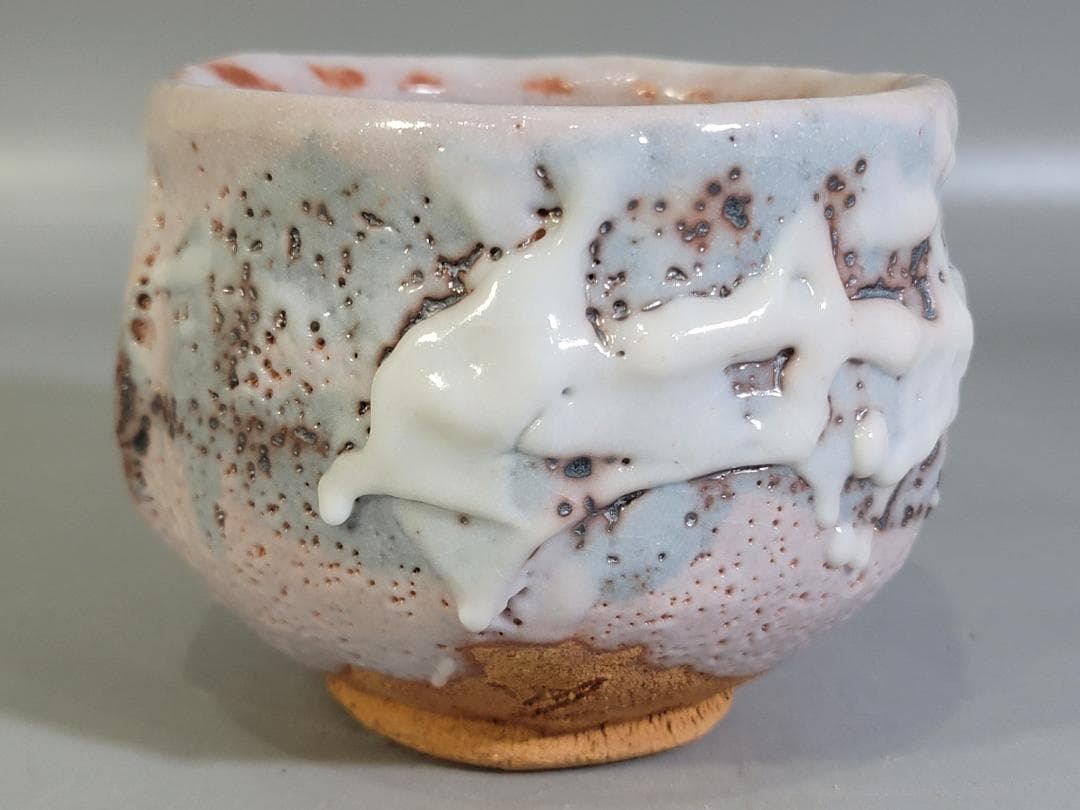 茶道具 志野茶碗 作家物 共箱 未使用 DT477