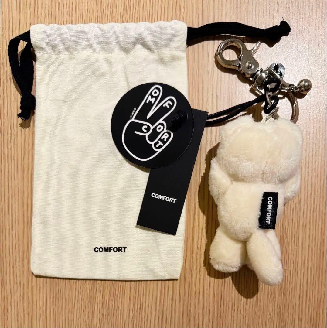 キーホルダー・アクリルキーホルダー COMFORT MUNK KEY RING IVORY