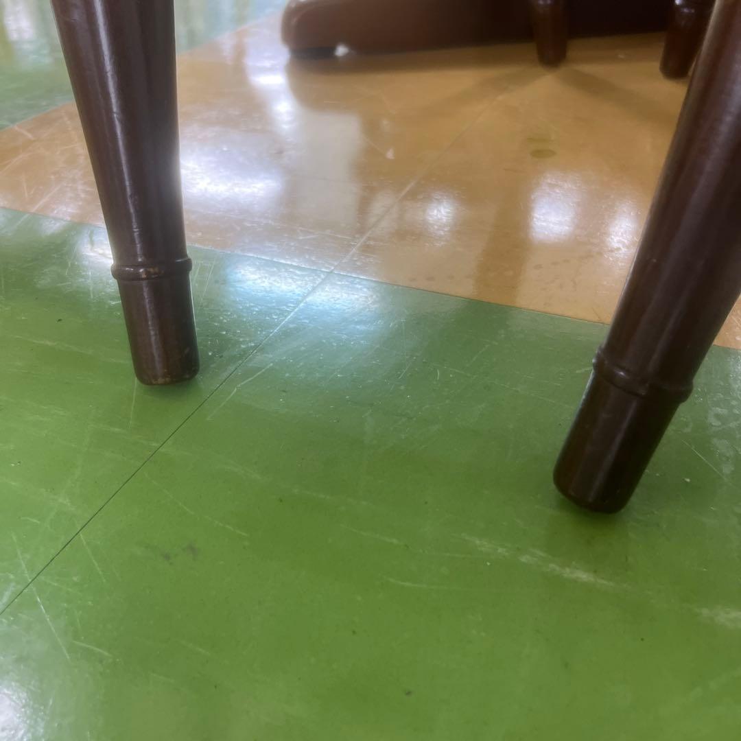 2757 飛騨産業　木製楕円形テーブルとウィンザーチェア4脚セット