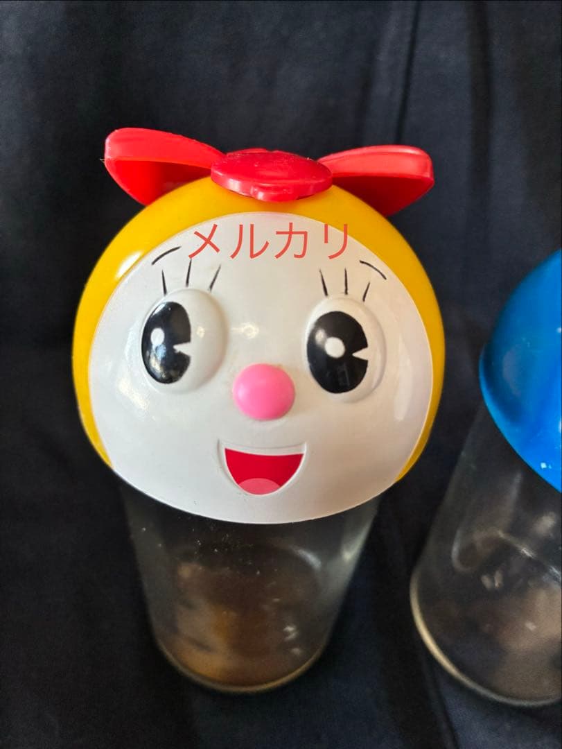 ドラえもん　ドラミちゃん　ふりかけ容器　ソフビ　極美品