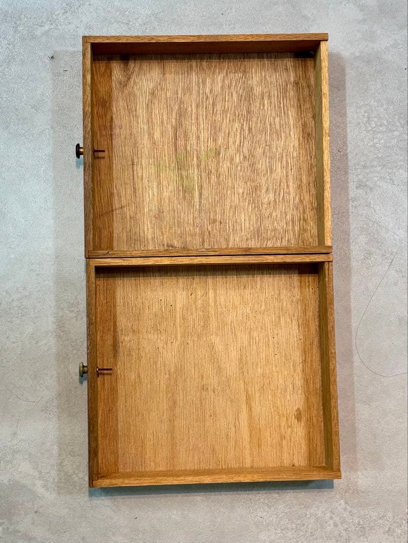 木味の小引き出し5段 レトロインテリア収納　レトロ雑貨好きに