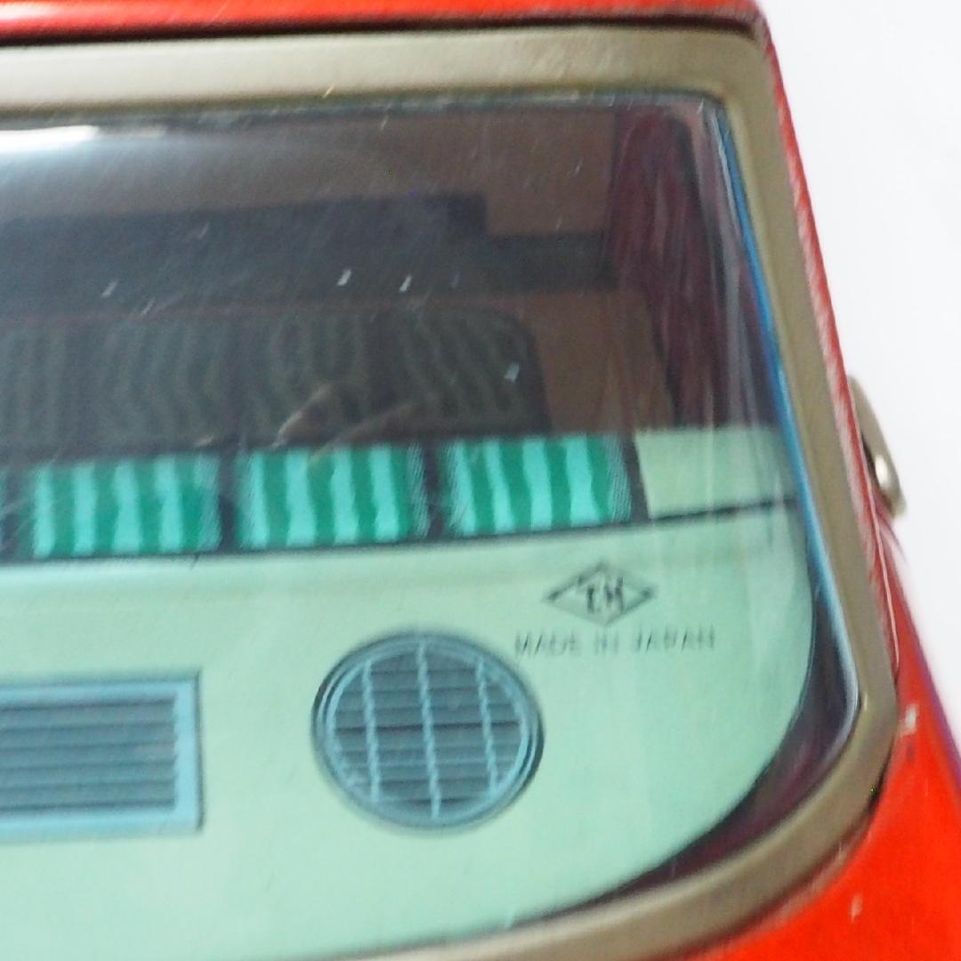 野村【トヨペット クラウン デラックス 特大 赤】フリクション ブリキTIN箱無