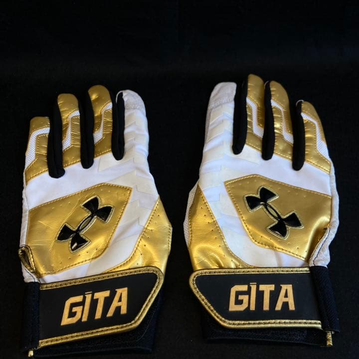 福岡ソフトバンクホークス柳田悠岐支給品アンダーアーマーバッティンググローブNPB