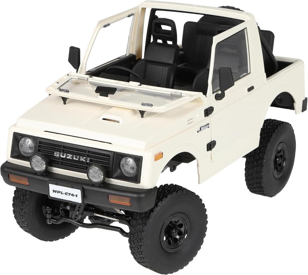 【新品】WPL スズキ ジムニー 幌(JA11C) C74-1 RTR・ホワイト