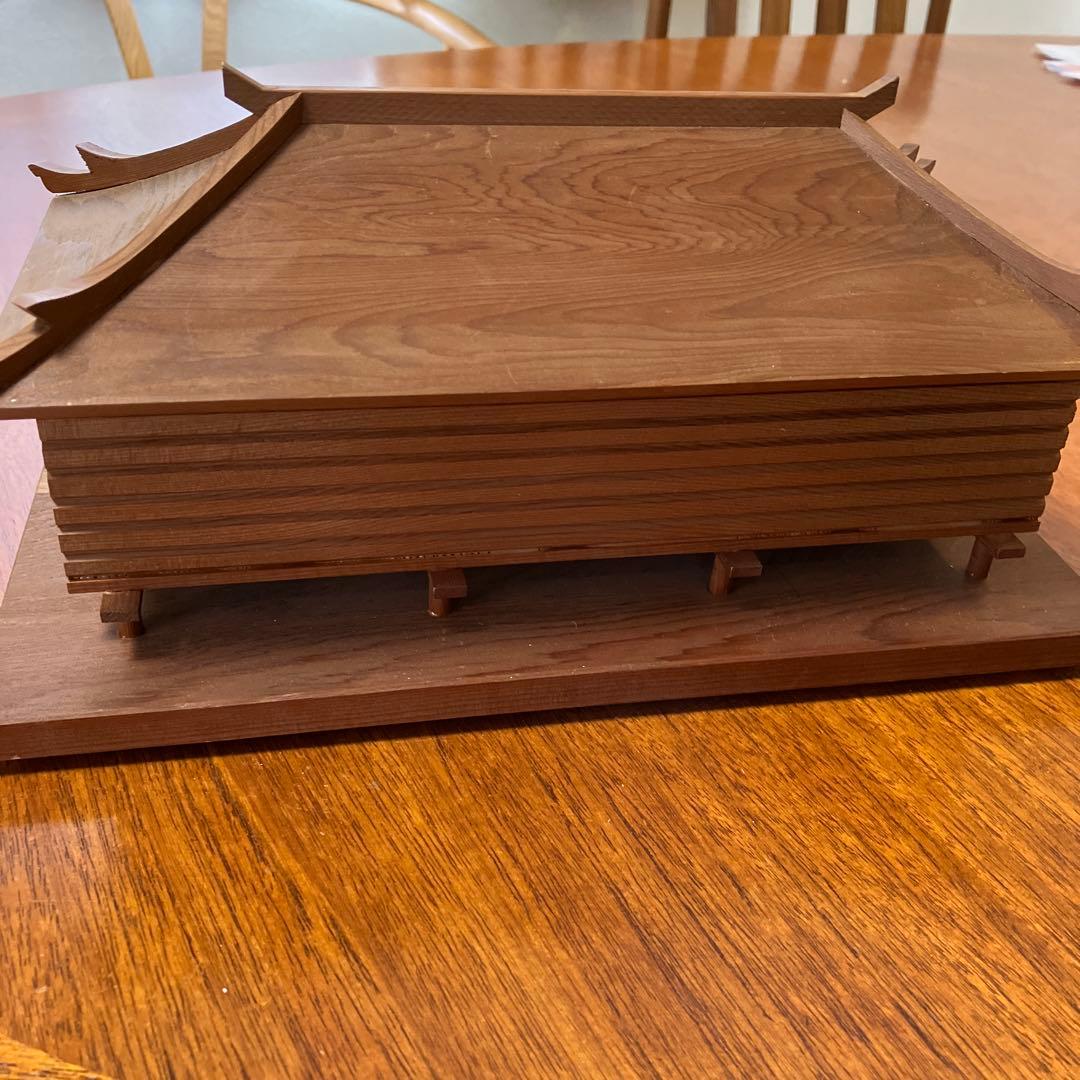 木製 日本の伝統的建築模型 大亮 正倉院