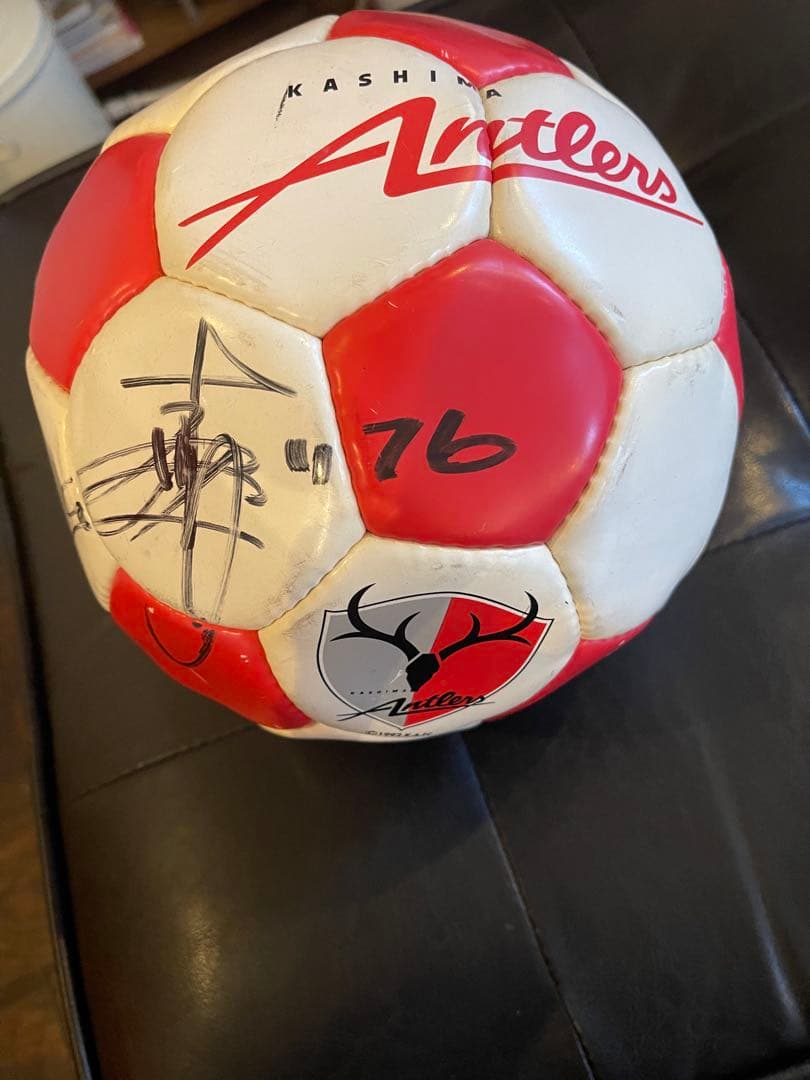 【直筆サイン】本山雅志 鹿島アントラーズ ユニフォーム 2000-2001未使用