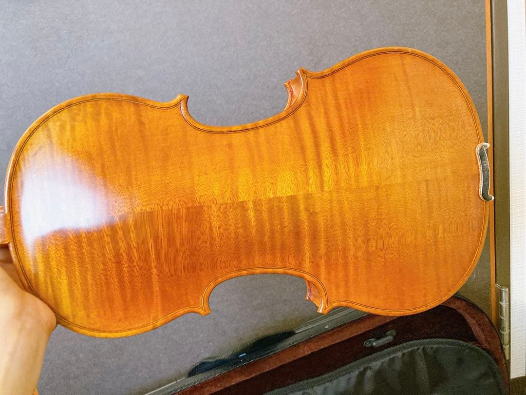 美品 初心者向け バイオリン 消音器 肩当て付き violin