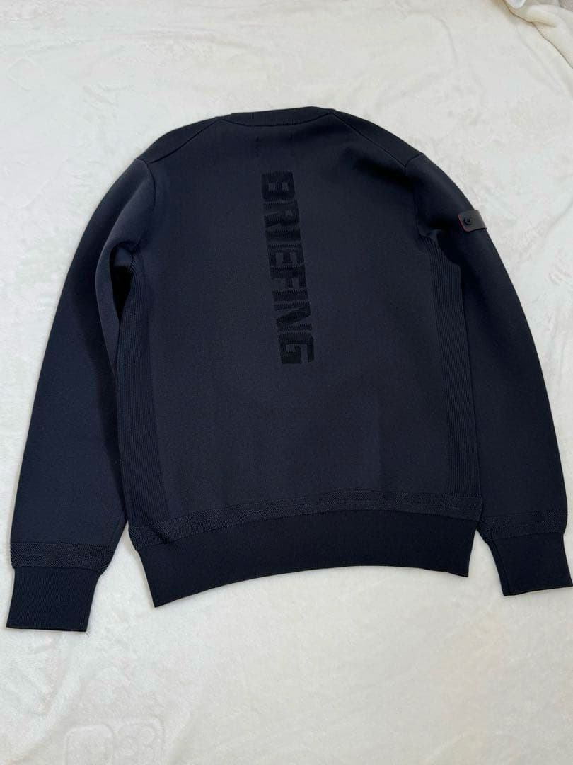 希少‼︎レザーワッペンBRIEFINGブリーフィング 黒 メンズ S【未使用】