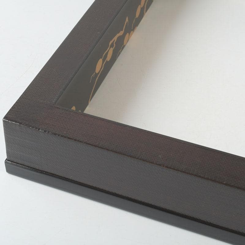 茶道具　塗師　宗寿作　笠松蒔絵　炉縁　堀内宗完（兼中斎）書付　共箱　M9890A